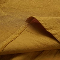 Есенни дрехи за жени, Axxd памучно бельо твърдо леки жилетка за дълги ръкави за жени клирънс жълт размер 6