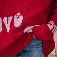Женски кръгла шия на врата сплайсиране на отдих пуловер пуловер пуловер с дълъг ръкав върхове hot6sl44867026