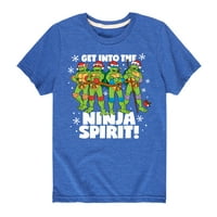 Teenage Muntant Ninja Turtle - Влезте в Ninja Spirit - Thddler and Youth Graphic Thrish с къс ръкав