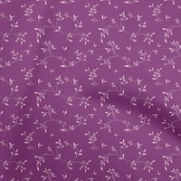 OneOone Cotton Poplin Twill Purple Fabric Floral Dress Mattery Fabric Print Fabric край двора
