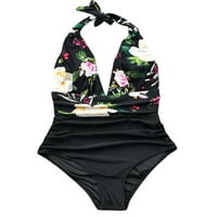 Комплекти за бикини на Hirigin за жени секси бански костюм лятни бански костюми флорални печат кръстосани кръстосани плажни дрехи плажни дрехи