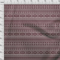 OneOone Cotton Poplin Twill Maroon Fabric Geometric Tribal Cuilting Consusties Print Sheiding Fabric до двора