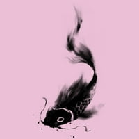 Koi Wash Girls Pink Graphic Tee - Дизайн от хора l