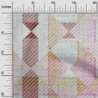OneOone Velvet Rose Pink Fabric Check Diy Clothing Quilting Fabric Print Fabrac