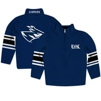 Младежки синьо небраска-керни Лопърски отбор лого лого на четвърт цип пуловер суичър
