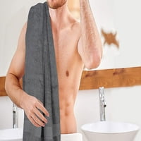 Комплект кърпи за баня от 4, спа кърпи памук, кърпи за баня GSM, меки и абсорбиращи кърпи за баня от Dsard - сиво
