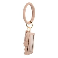 Притежател на ключодържател на китката Lip Tassel Keychain червило Balmwallet Keyring Pouch Chain Key Backpack Charm Lanyard Car Case