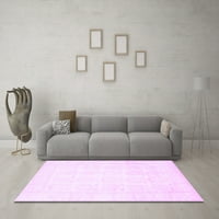 Ahgly Company Indoor Round Персийски лилави традиционни килими, 6 'кръг