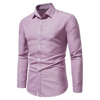 Мъжки ризи Yievot с дълъг ръкав Нова риза Лапета бизнес мъжки мъжки яка Блуза и риза