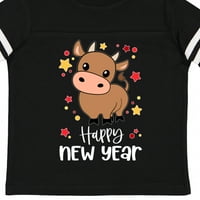 Inktastic Happy New Year Cute O Gift Toddler Boy или Toddler Girl тениска