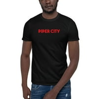 Памучна тениска с къс ръкав Red Piper City от неопределени подаръци