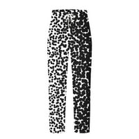 Jyeity нова есенна колекция мъже лято ежедневен моден градиент печат еластична талия прави панталони панталони плюс размер бели панталони черен размер